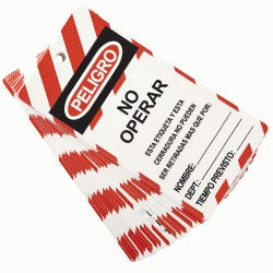 PACK 25 TARJETA LOCKOUT "NO OPERAR"