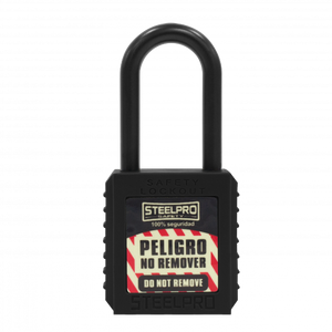 CANDADO STEELPRO DIELECTRICO NEGRO