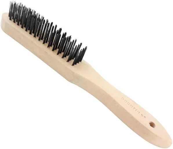 CEPILLO ACERO INOXIDABLE CON MANGO MADERA
