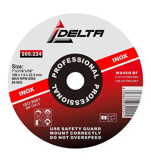 DISCO CORTE INOX  7" X 3 MM DELTA