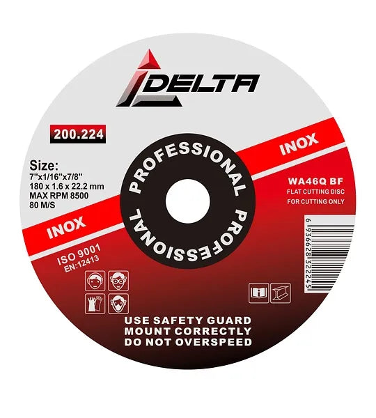 DISCO DESBASTE PARA ACERO INOXIDABLE 7" DELTA