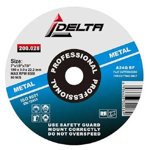 DISCO CORTE METAL 7 X 3.0 MM DELTA