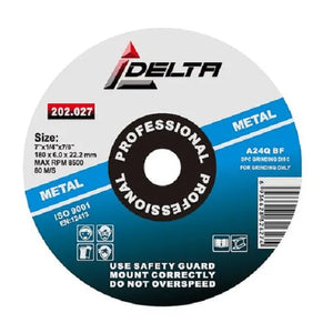 DISCO DESBASTE METAL 7" DELTA